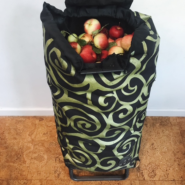 green swirl trolley in better days